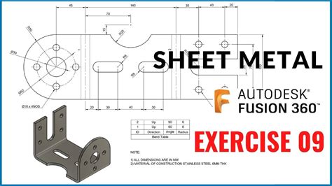 bend sheet metal fusion 360|fusion 360 flat pattern drawing.